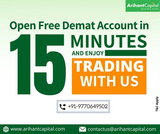 Free Demat Account opening Online With Arihant Capital