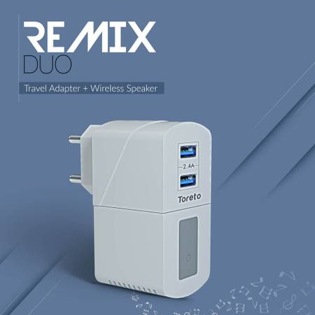 Remix Duo - 2 in 1 Charger With 3W Speaker