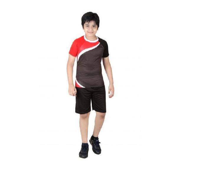 Boy's Sports Wear Regular Fit Poly Cotton T-shirts