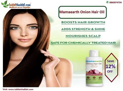 Buy Mamaearth Onion Hair Oil for Hair Regrowth Online