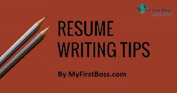Resume Writing Services | My First Boss