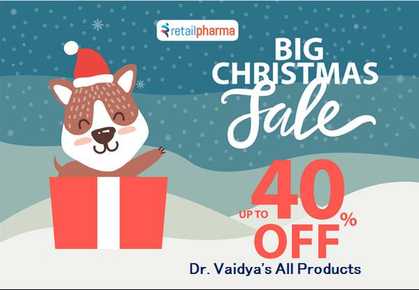 Christmas Sell: Up to 40% Off Dr. Vaidya's All Product on