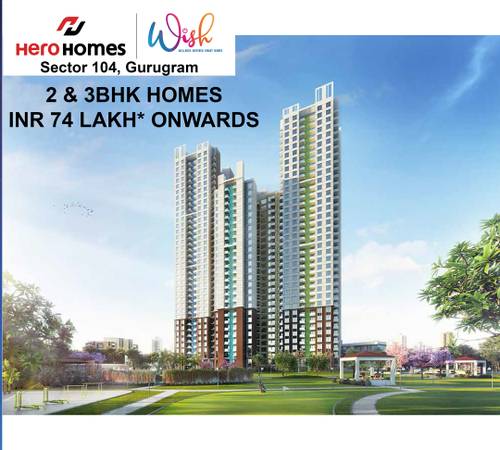 Hero Homes –2&3BHK Homes at Sector 104