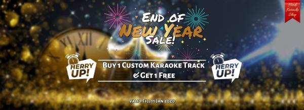 Free Buy 1 Get 1 New Year  Special Custom Offer