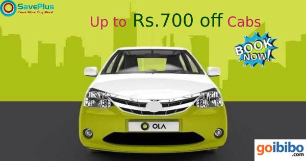 Up to Rs.700 off Cabs