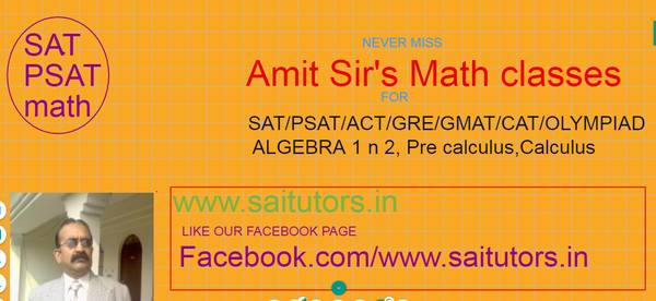 online SAT math/GMAT math tutoring