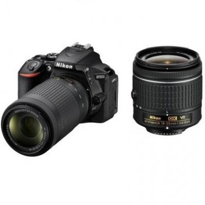 Nikon D5600 DSLR Camera Body with Dual Lens AFP DX Nikkor