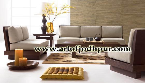 wooden sofa sets 6 seater