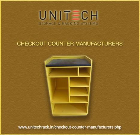 Checkout counter manufacturers