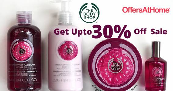 The Body Shop Sale – Get Upto 30% Off + Free Shipping on