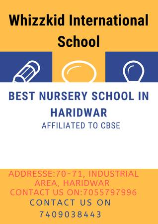 Best nursery school in Haridwar | Whizzkid International