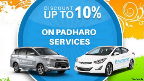 Enjoy 10% Discount on vehicle Rental Services from Padharo