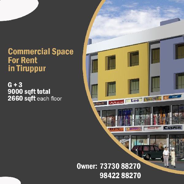 Commercial office space is available in the prime location