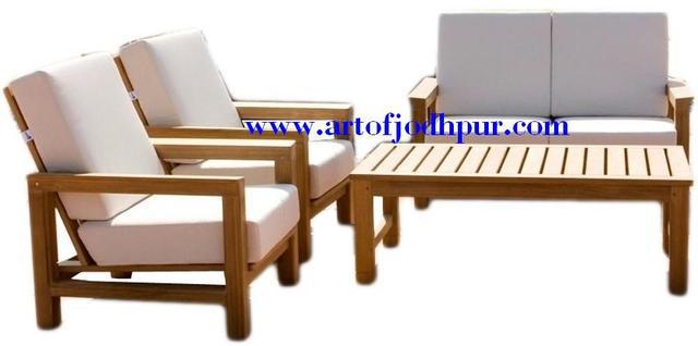 Solid Mango wood Sofa sets