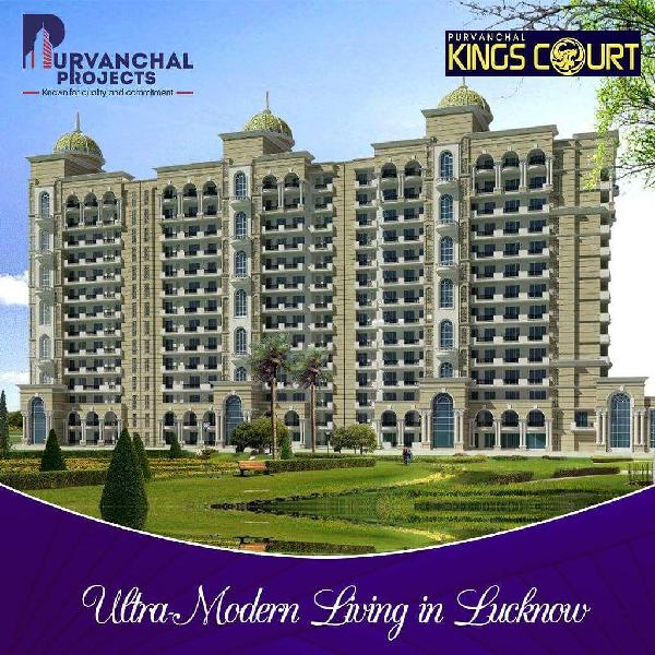 Kings Court 3Side Open Royal Lifestyle Flats in Gomti Nagar