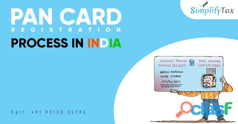 PAN Card Registration Process in India | Simplify Tax