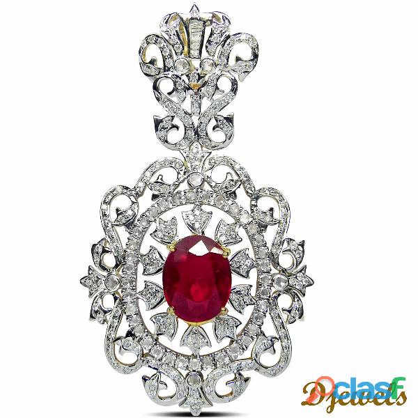 Elegant & Royal Designs Natural Diamond Pendant by