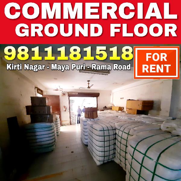 Commercial Ground Floor for Rent 9811181518