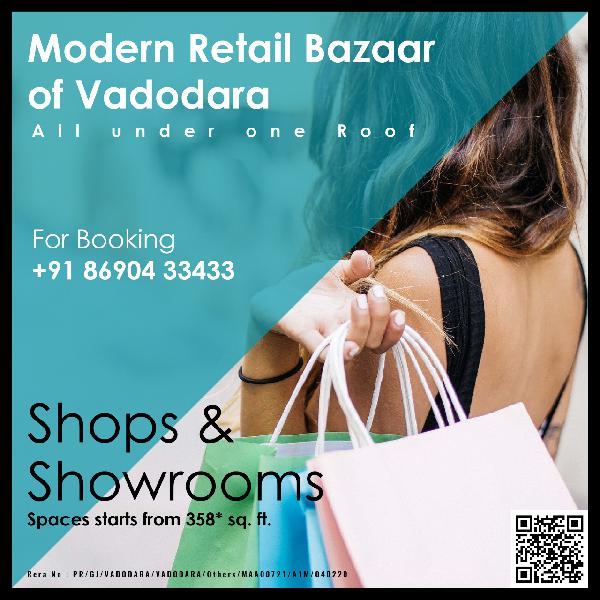 Modern Retail Bazaar of Ratri Bazar Vadodara