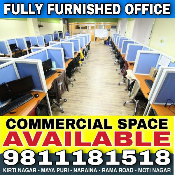 Fully Furnished Office with Workstation Ac Meeting Room Cafe