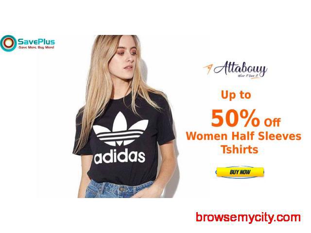 Attabouy Coupons, Deals & Offers: Up to 50% Off Women Half
