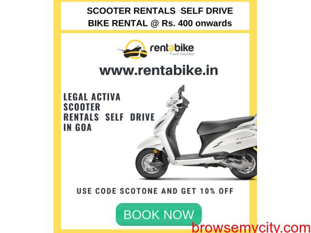 Bike Rental in Goa Panjim Dabolim Airport