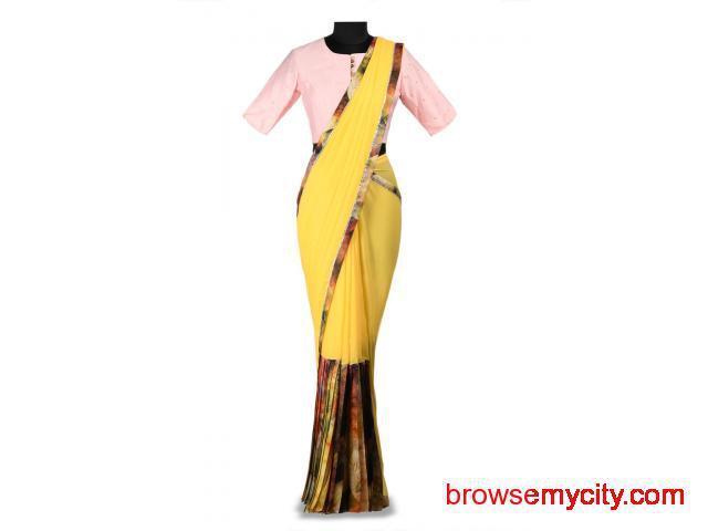 Look Adorable In Designer Sarees From Thehlabel