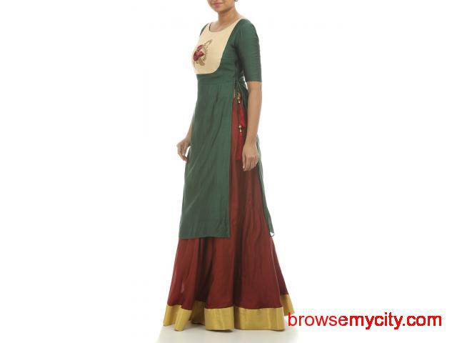 Look Graceful In Embroidered Lehengas From Thehlabel