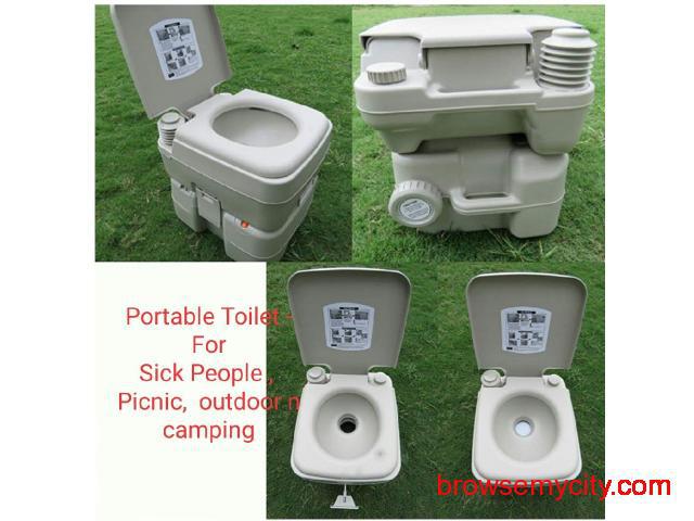 Multipurpose Portable Toilet -For Sick, Picnic, Camping,