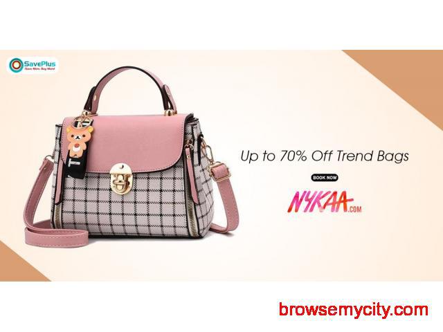 Nykaa Coupons, Deals & Offers: Get up to 65% Off Bags