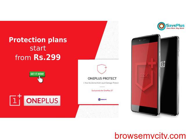 Protection plans starting from Rs.299 Of OnePlus