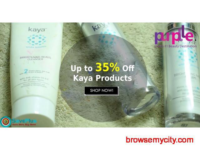 Purplle Coupons, Deals & Offers: Up to 35% Off Kaya Products