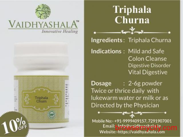 Triphala Churn Uses, Price, Side effects | Vaidhyashala