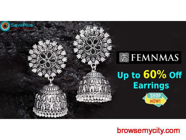 femnmas Coupons, Deals & Offers: Up to 60% Off Earrings