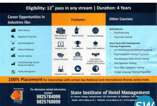Admission Open In Hotel Management