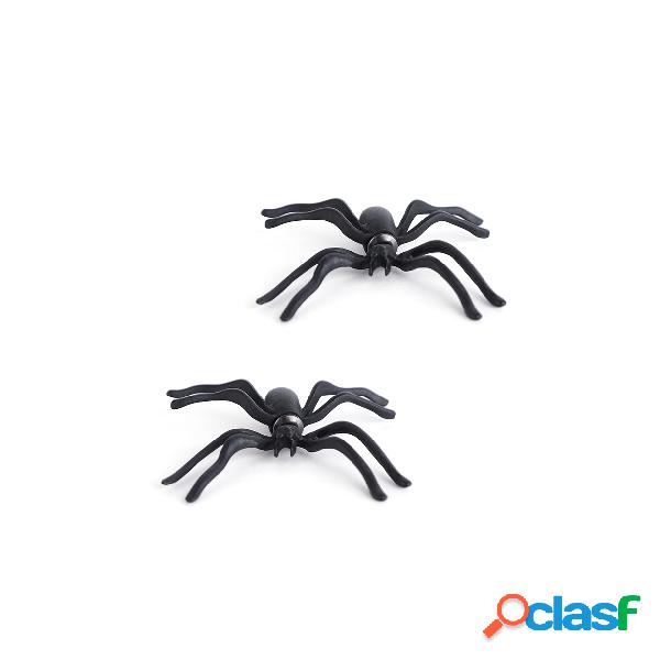 Black Spider Halloween Stud Earrings