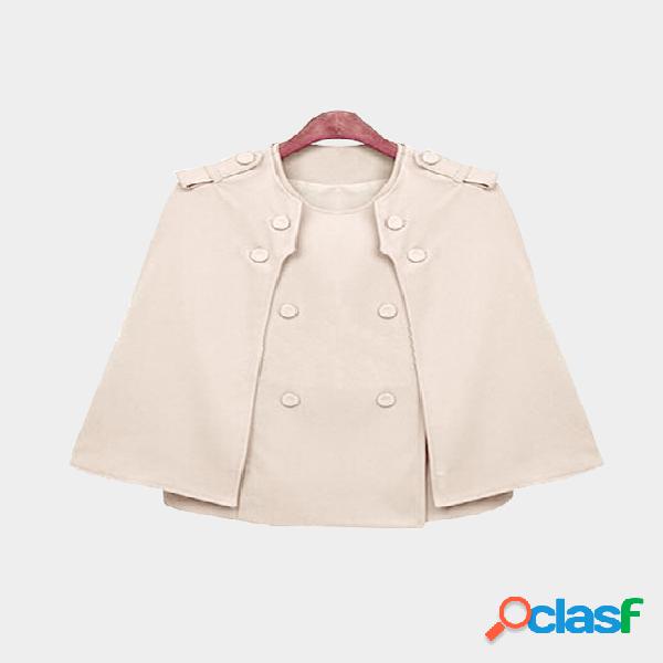 Cape Blazer with Removable Sleeves