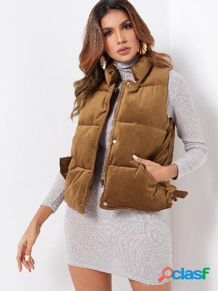 Coffee Puffer Packable Lightweight Down Vest Coat