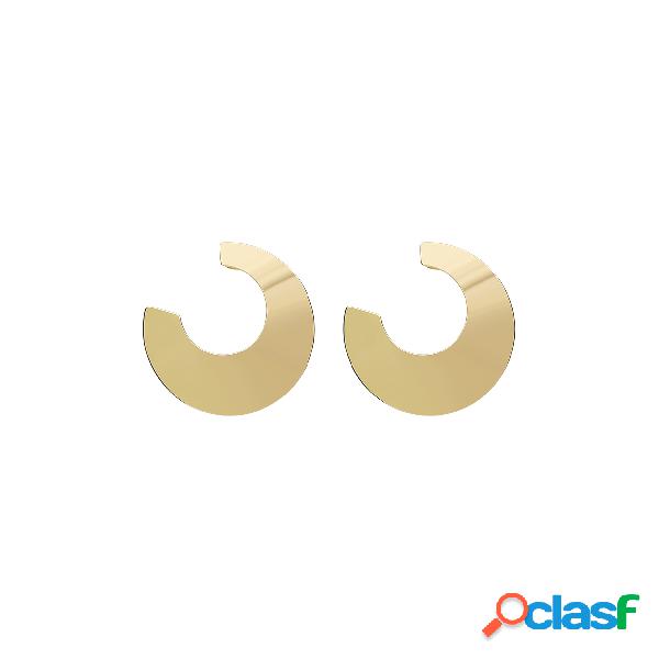Gold Letter C Exaggerated Stud Earrings