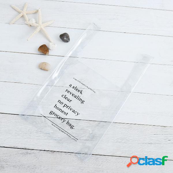 PVC Transparent Letter Plastic Shoulder Bag