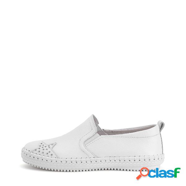 White Jewelled Decoration Flats