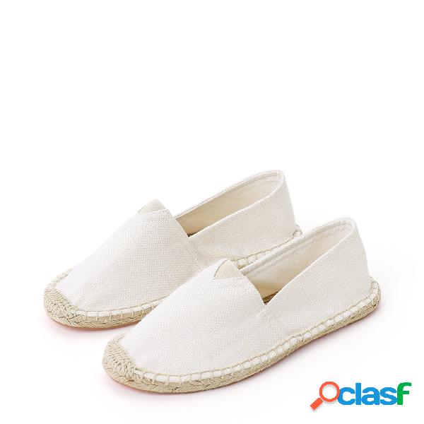 White fashion Plain Design Flats