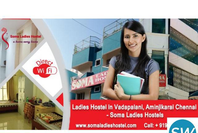 Ladies Hostel in Aminjikarai, Vadapalani - Soma Ladies