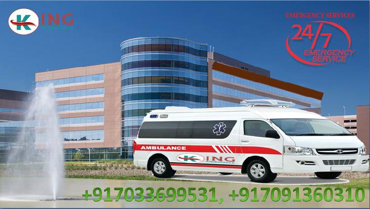 King Road Ambulance in Muzaffarpur Cost Effective
