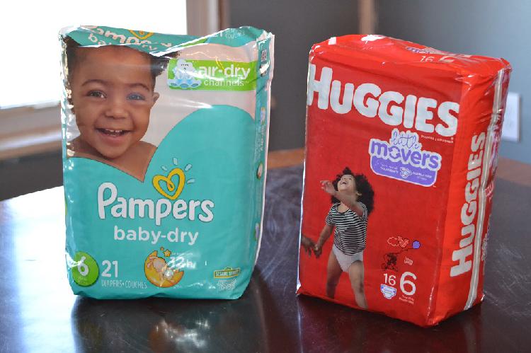 Baby Pampers Diapers NewbornSize 12345