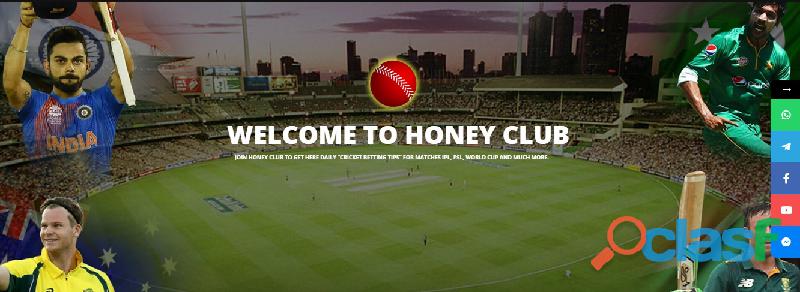 Cricket Match Prediction by Honey Club