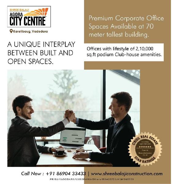 Premium Corporate Office Spaces Available at 70 meter