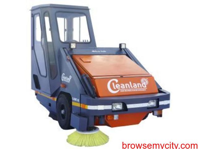 Ride-On Diesel Operated Sweeping Machine