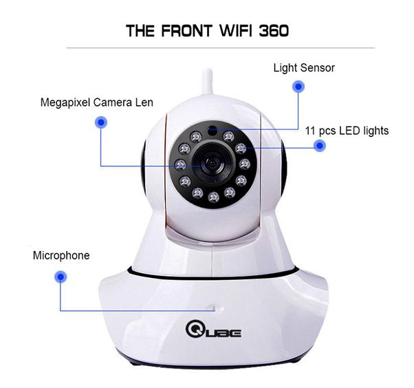Wireless CCTV Camera 360 degree rotate