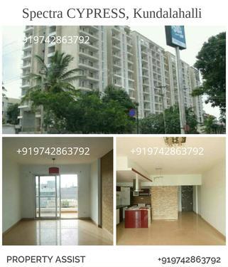 Spectra CYPRESS: EAST Facing 2 BHK Semi Furnished Flat RENT